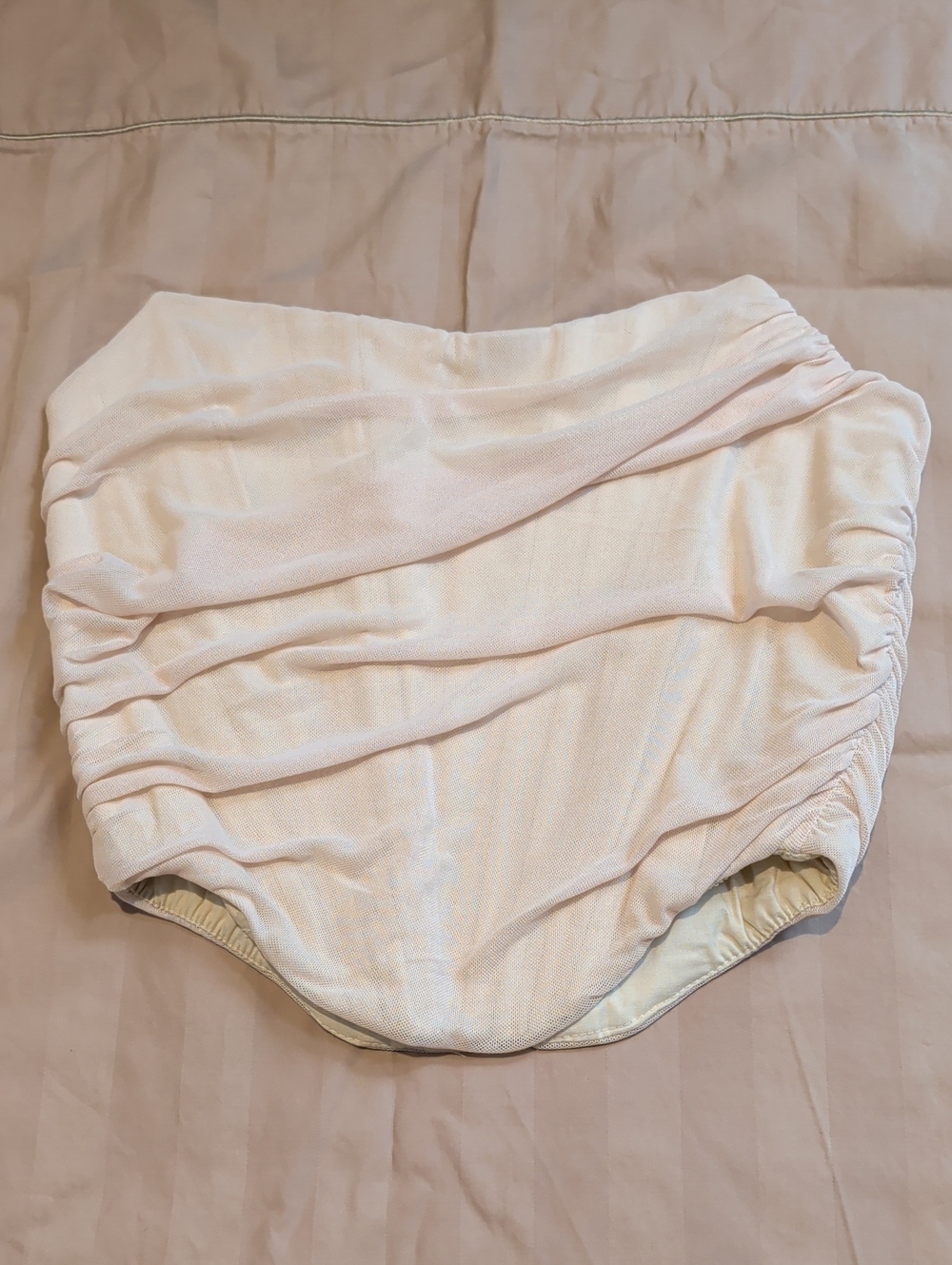 Strapless Ruched Bandeau Top - Blush Pink